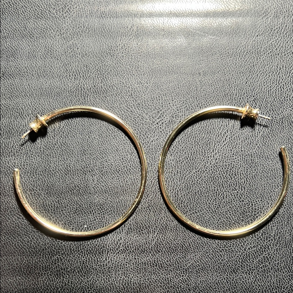 Melinda Maria Gold Hoop Earrings